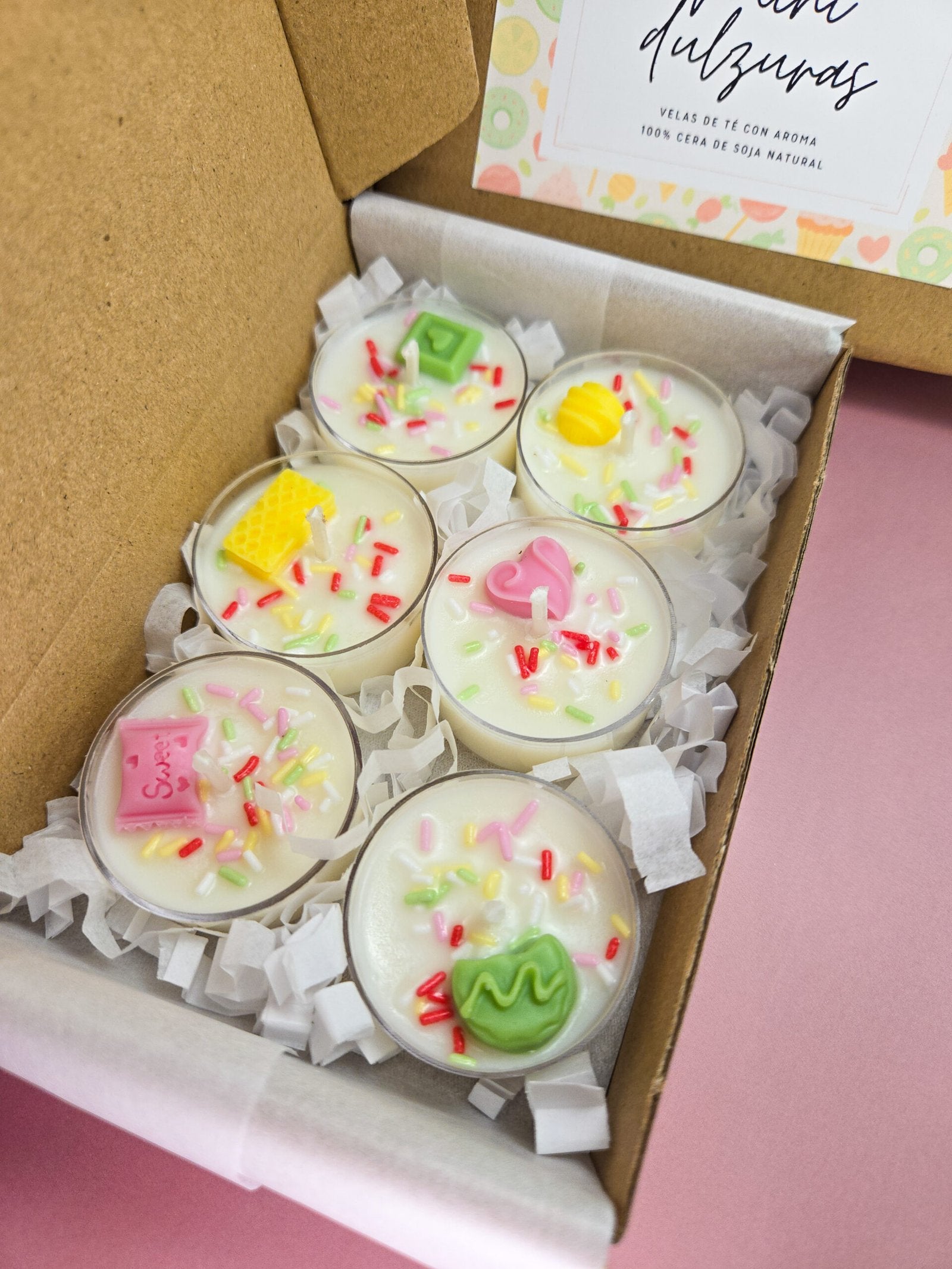 Velas de té Mini dulzuras