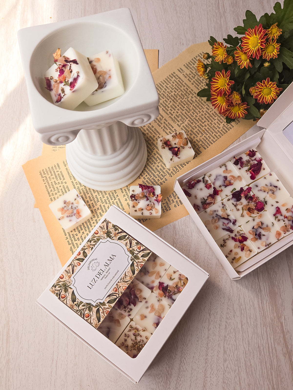 Wax melts Luz del alma
