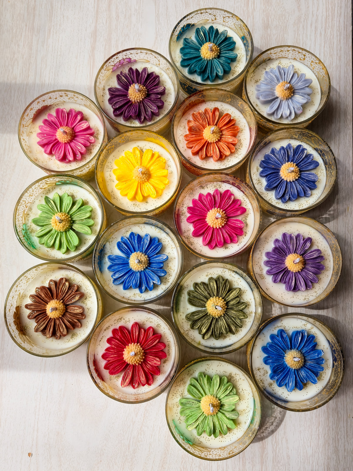 Velas aromáticas Florales