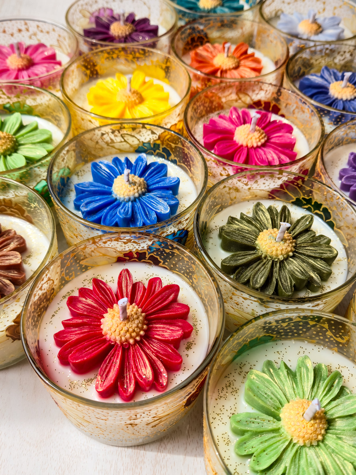 Velas aromáticas Florales