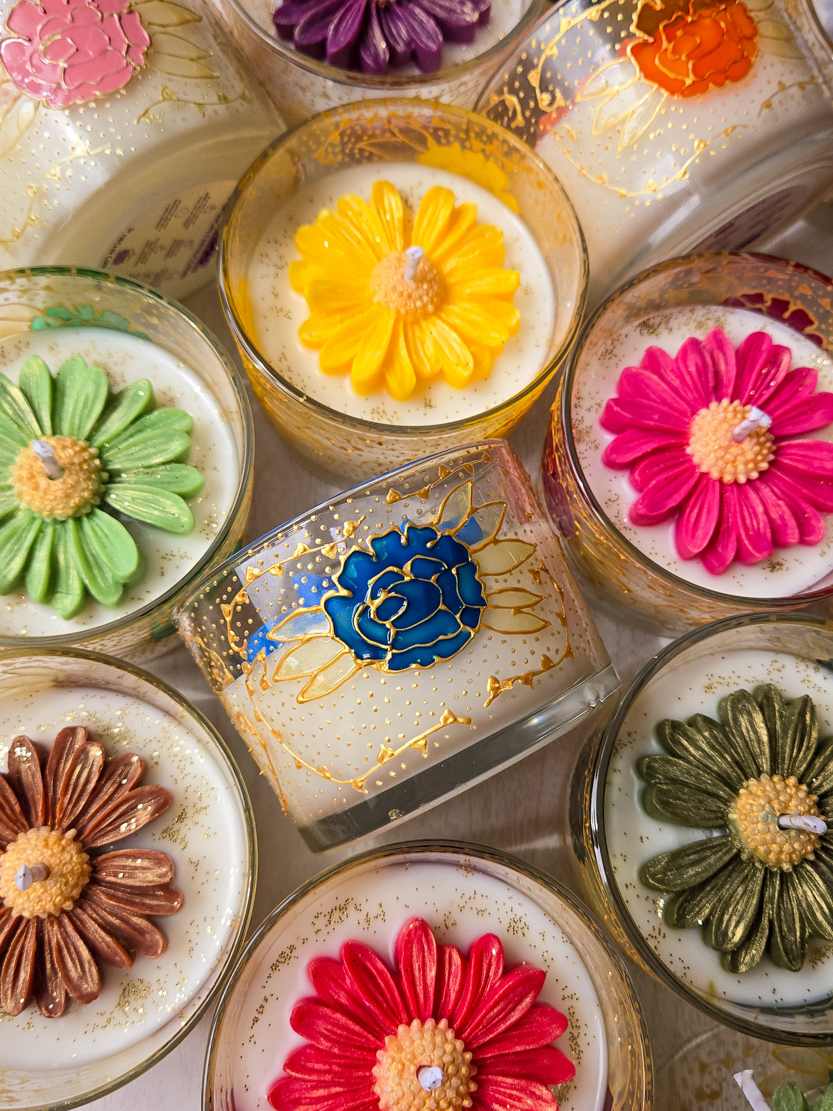 Velas aromáticas Florales
