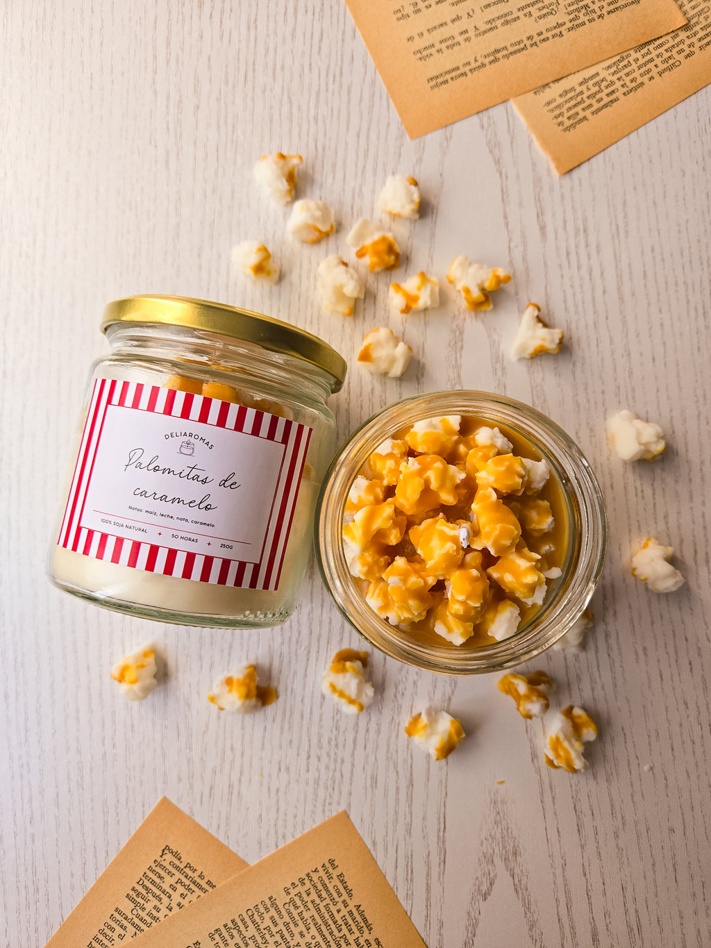 Vela aromática de Palomitas de caramelo
