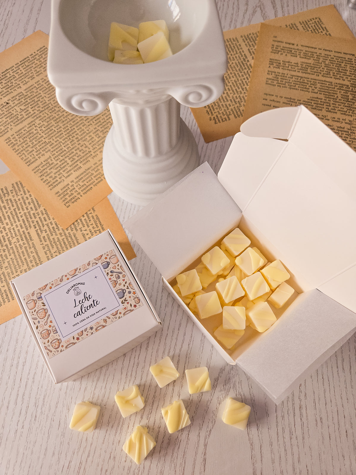 Wax melts de Leche caliente
