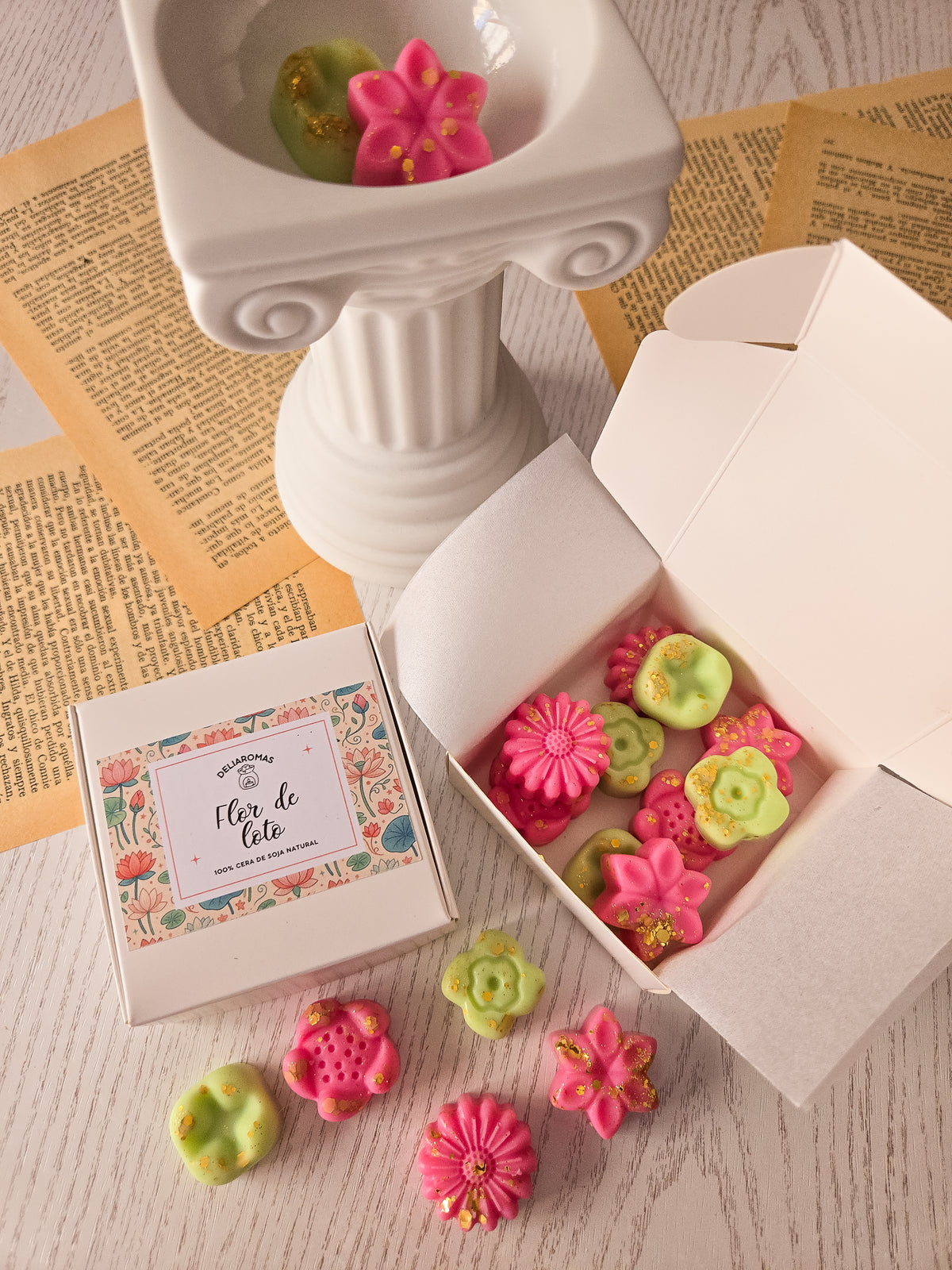 Wax melts de Flor de loto
