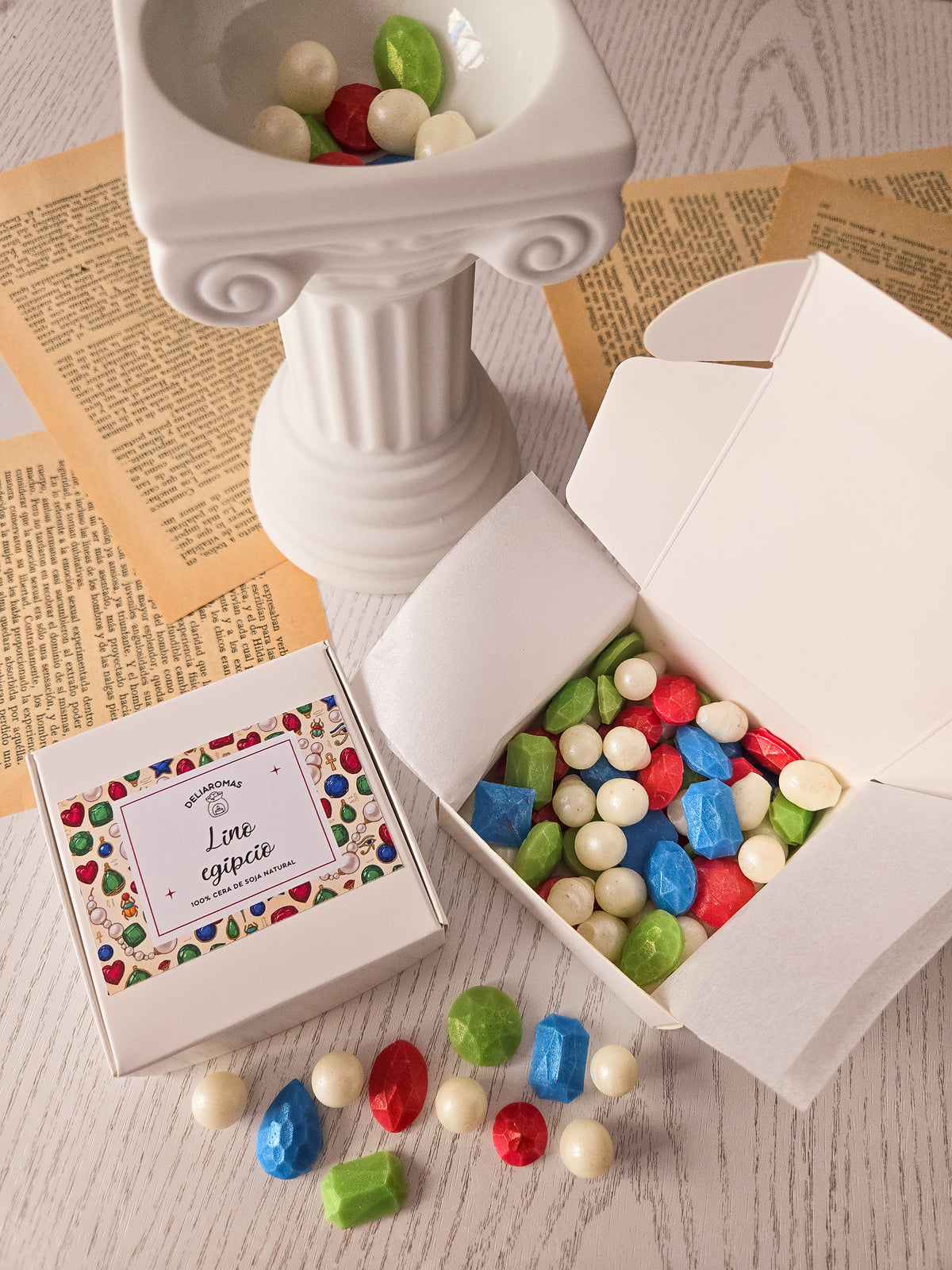Wax melts de Lino egipcio