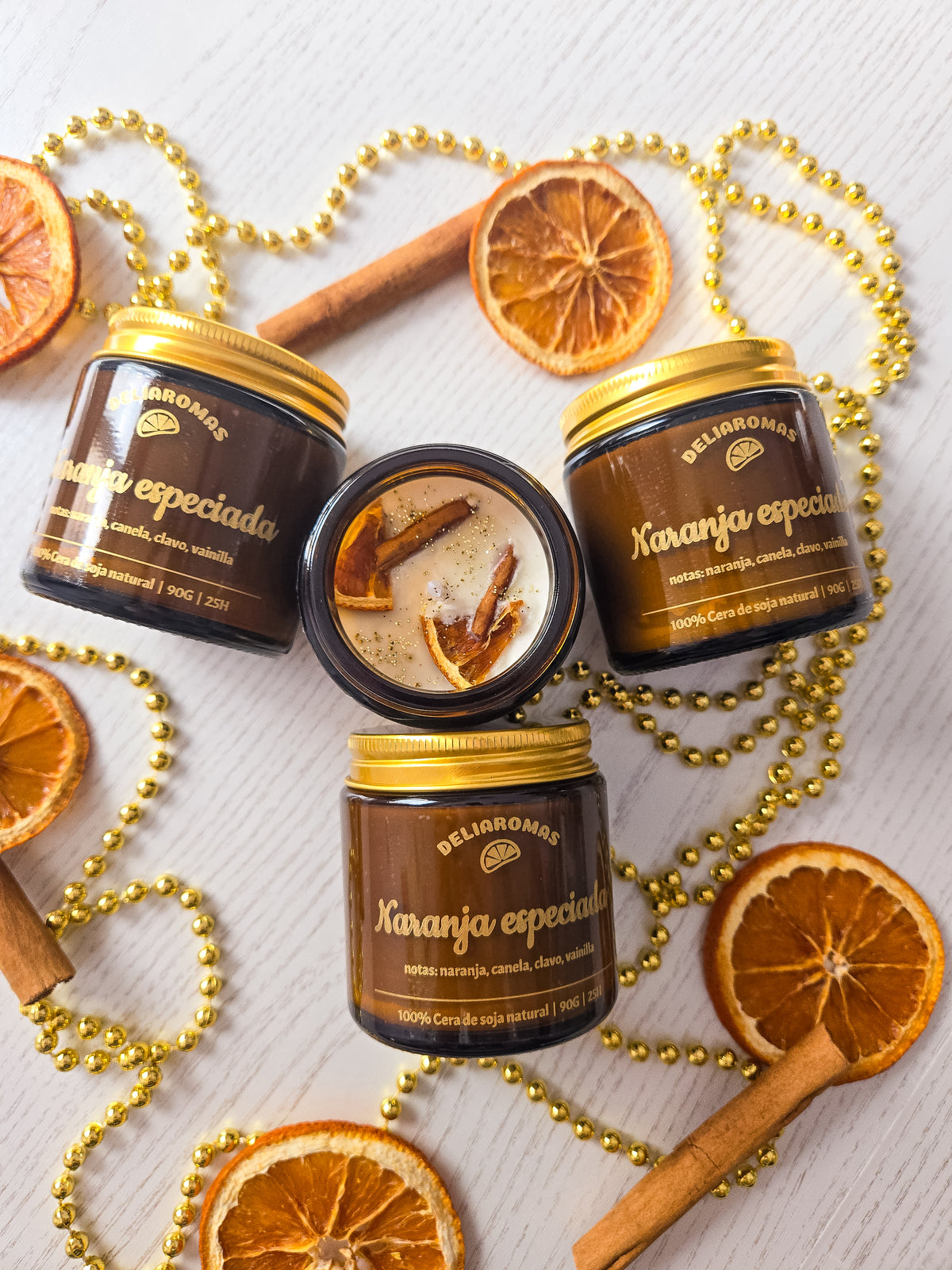Vela aromática Naranja especiada