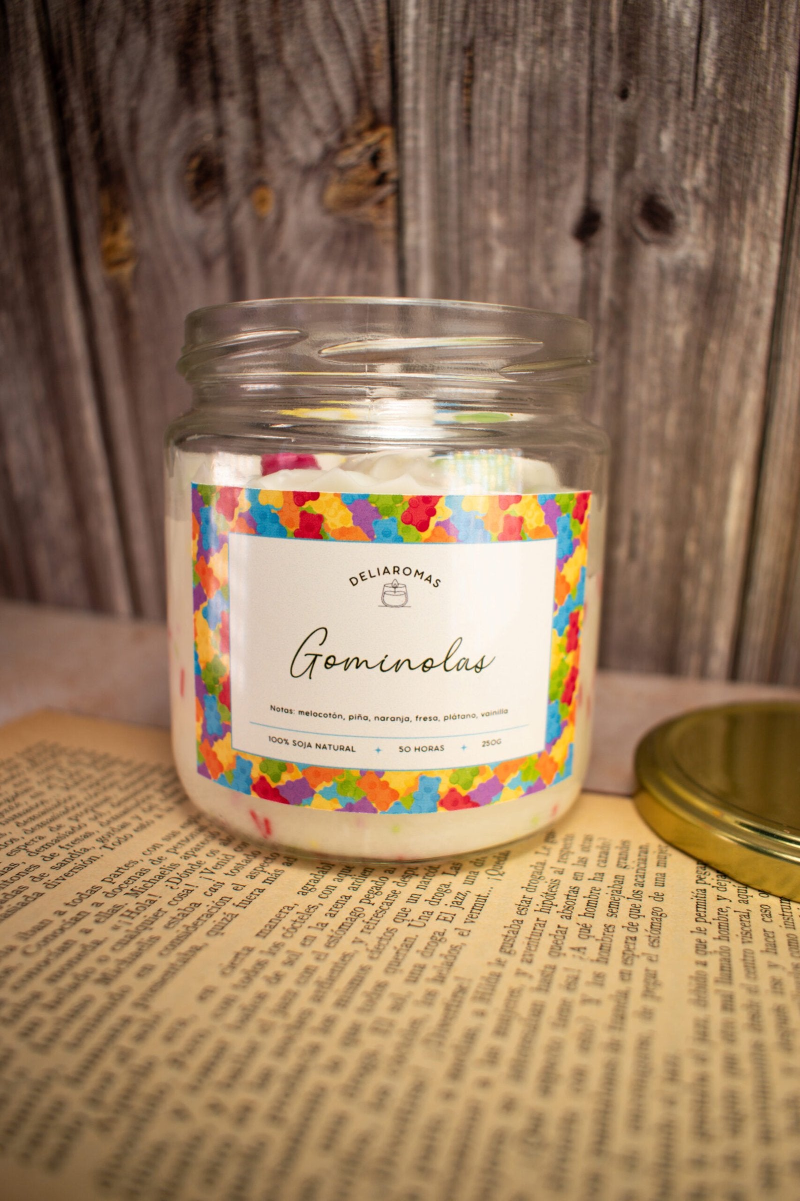 Vela aromática de Gominolas