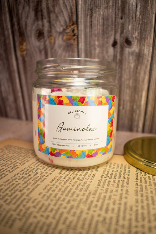Vela aromática de Gominolas