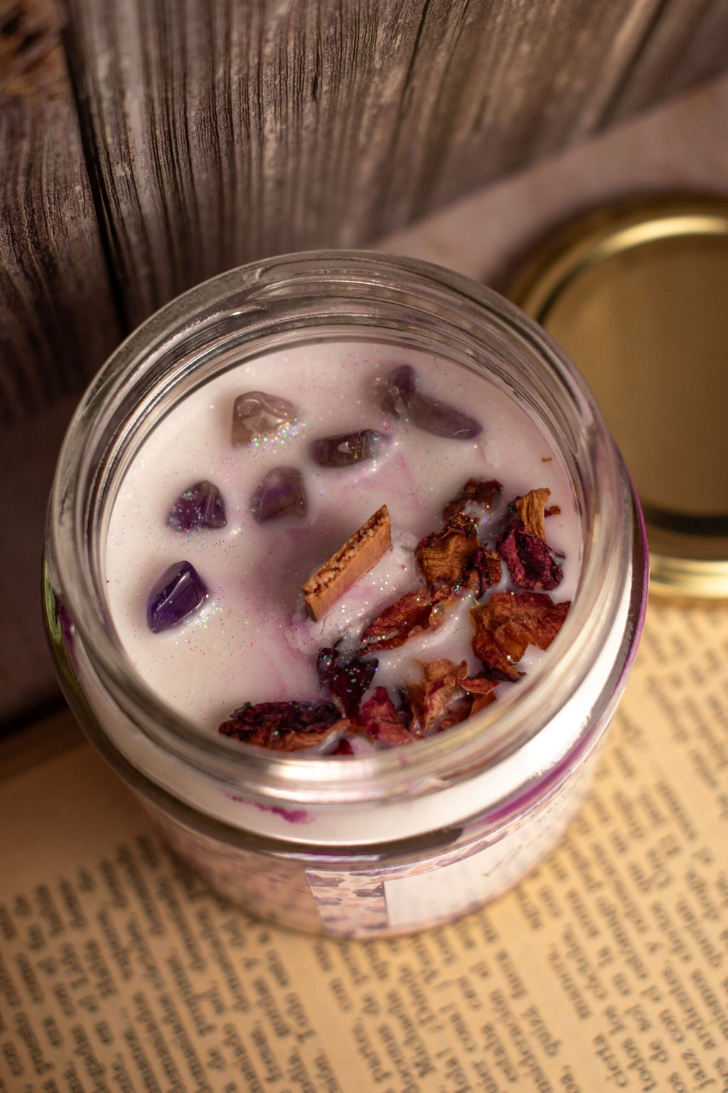 Vela aromática de Amatista