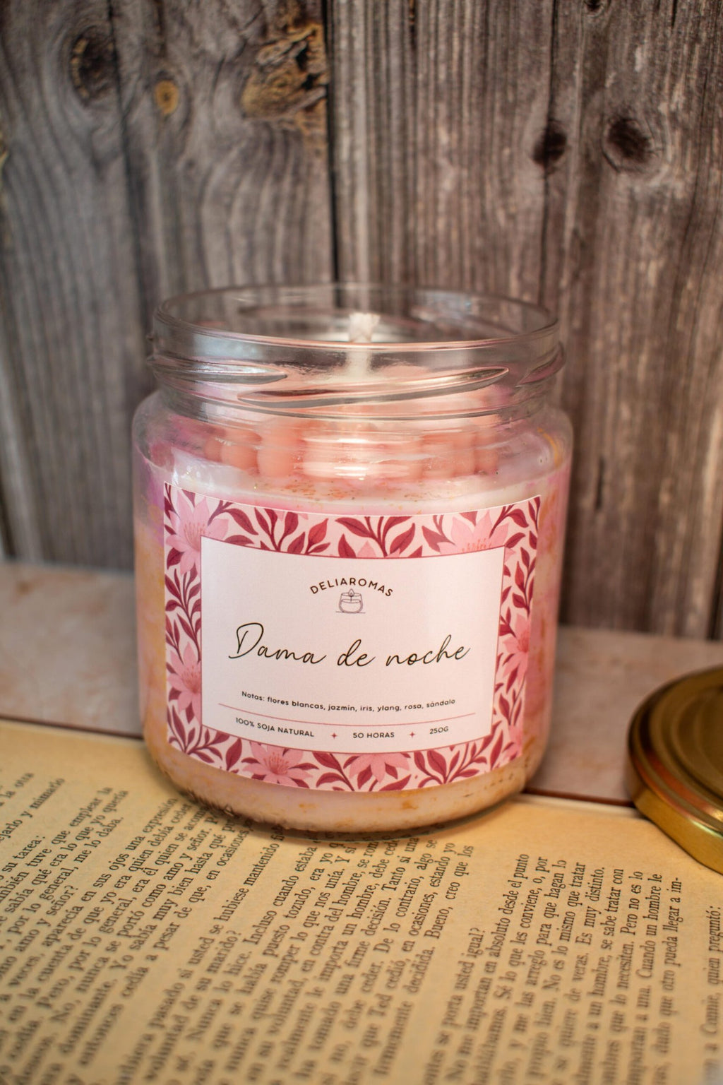 Vela aromática de Dama de noche