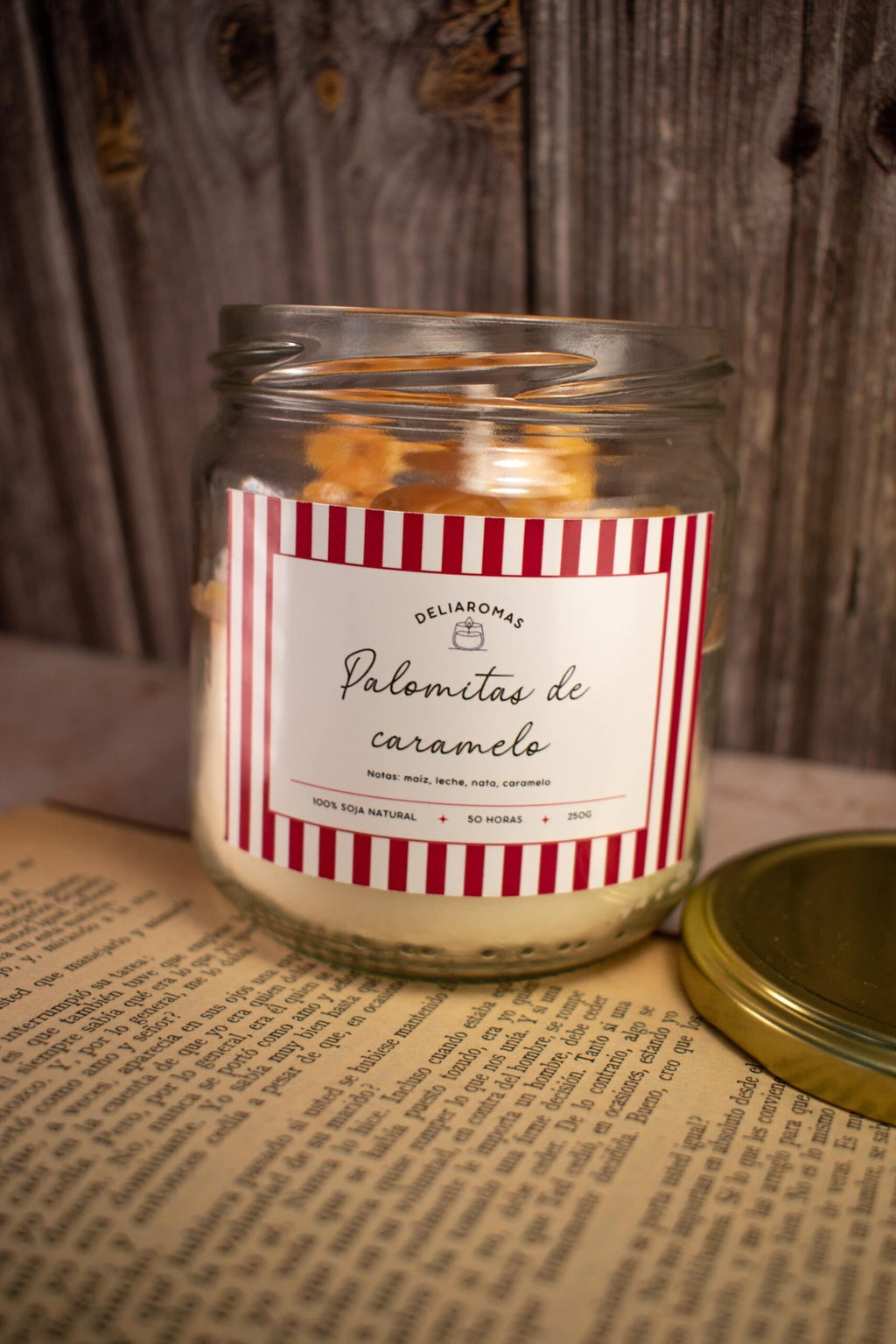 Vela aromática de Palomitas de caramelo