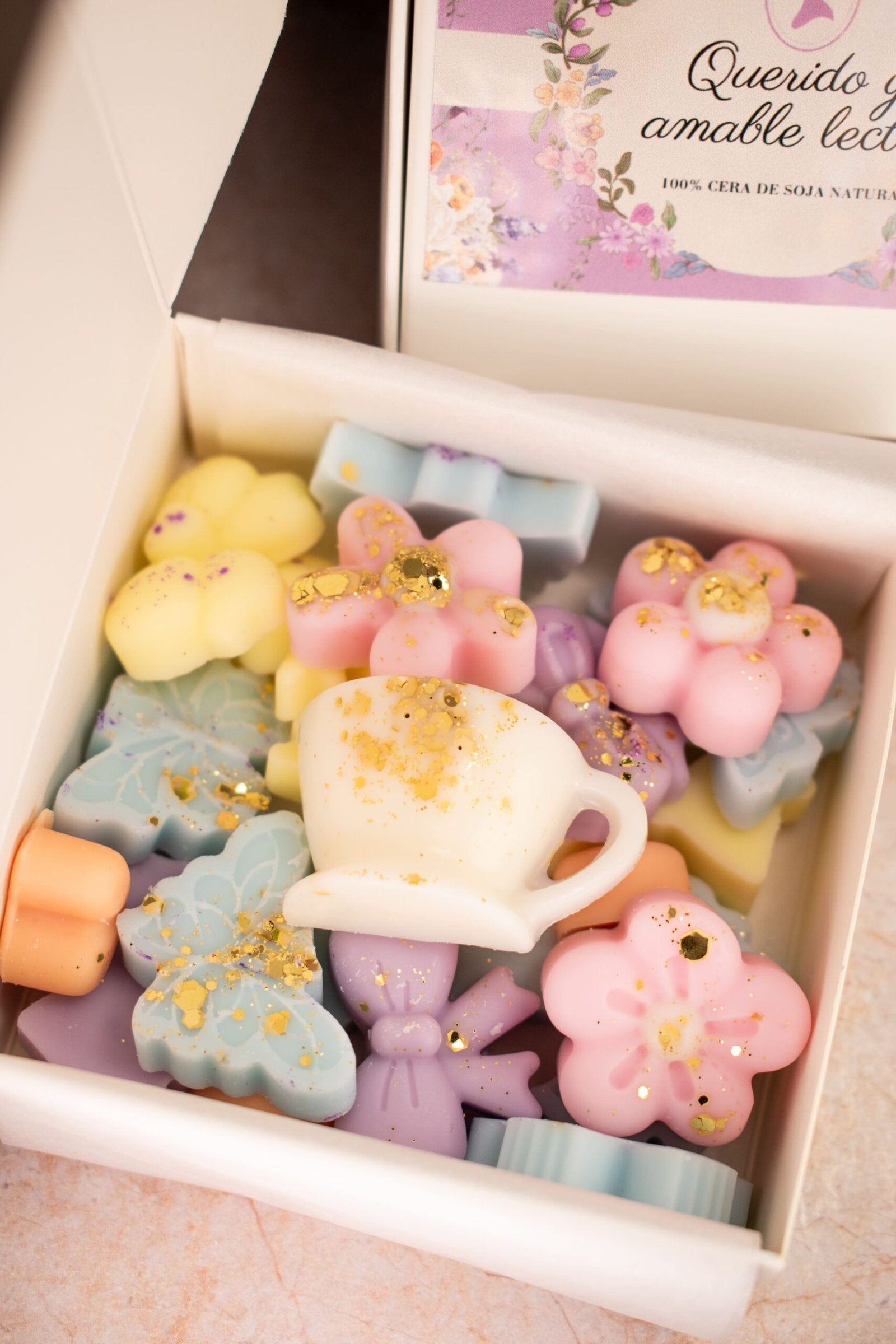 Wax melt Querido y amable lector