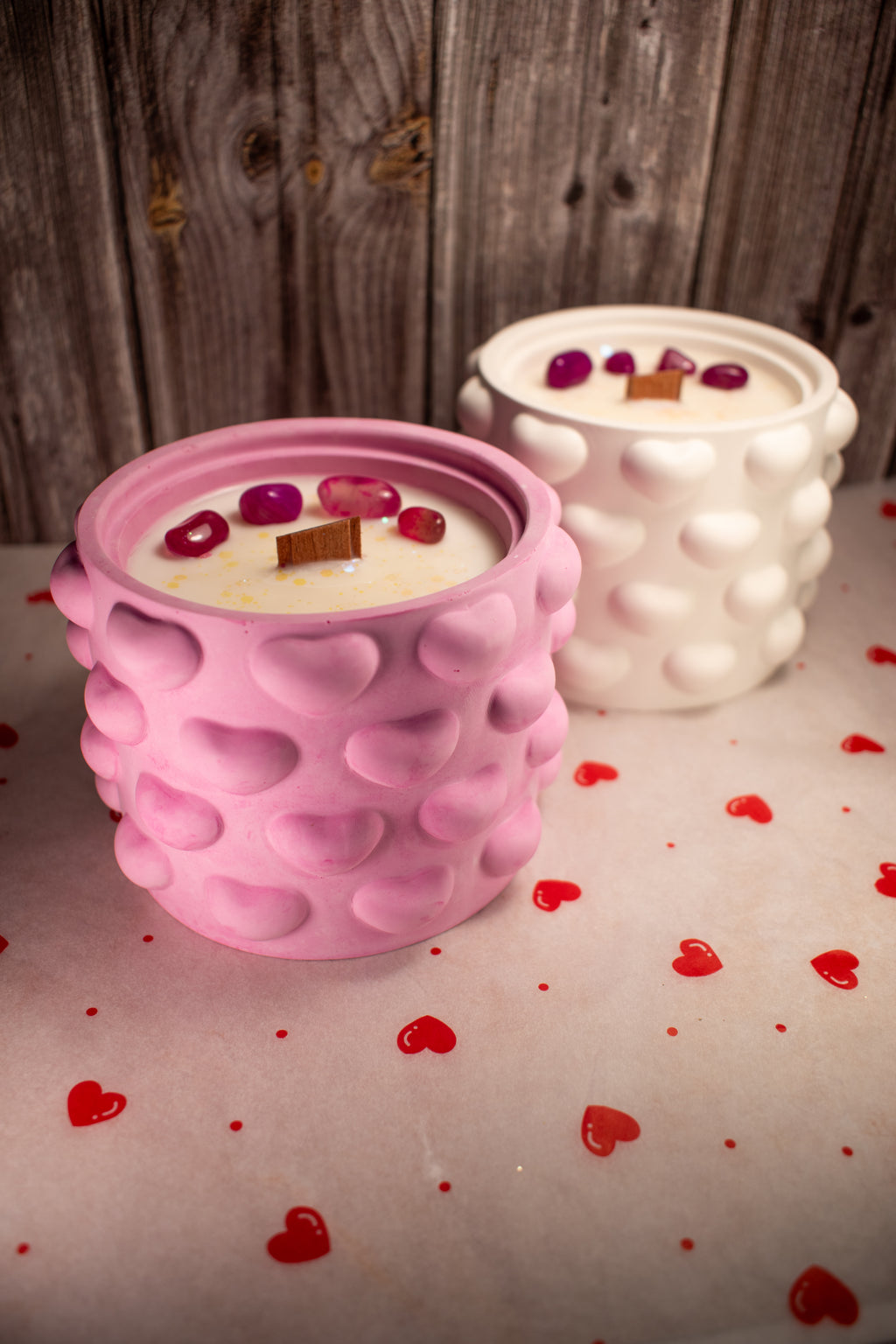 Vela aromática Corazones