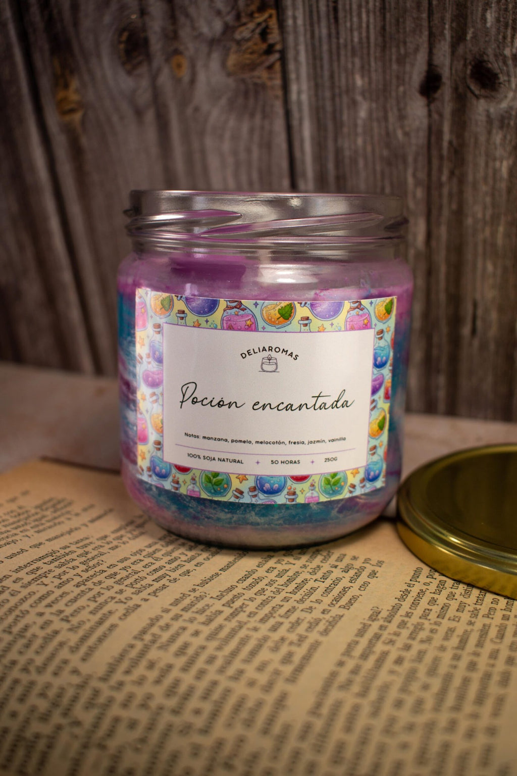 Vela aromática de Poción encantada