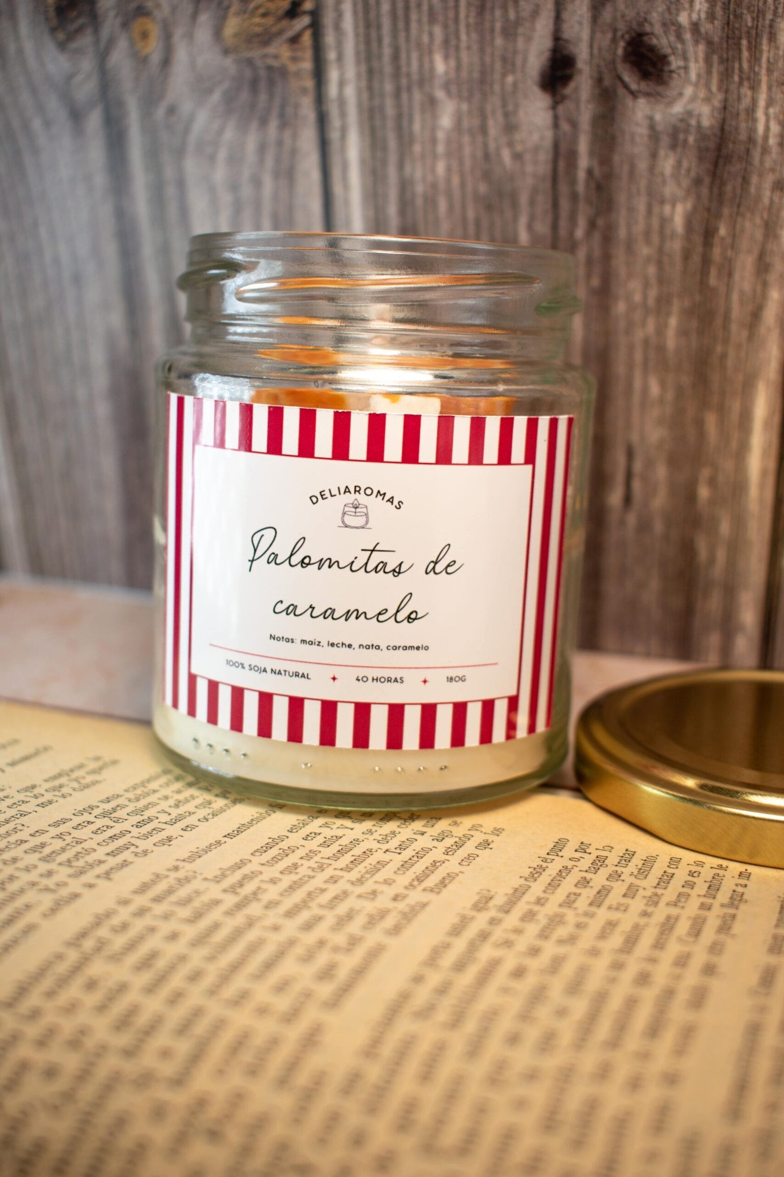 Vela aromática de Palomitas de caramelo