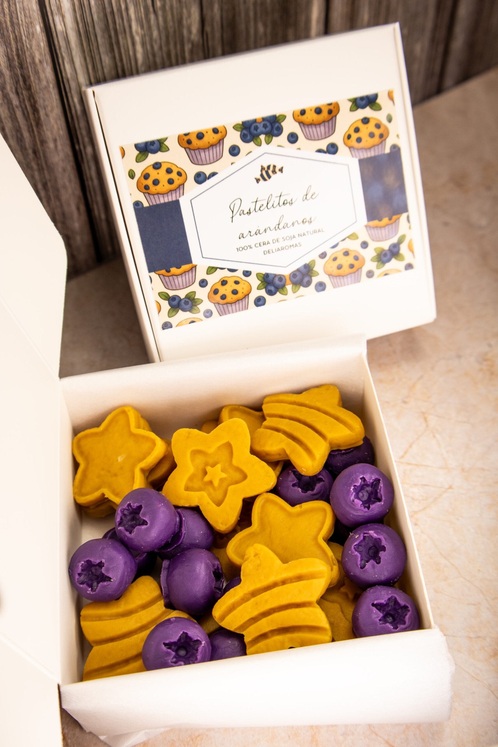 Wax melt de Pastelitos de arándanos