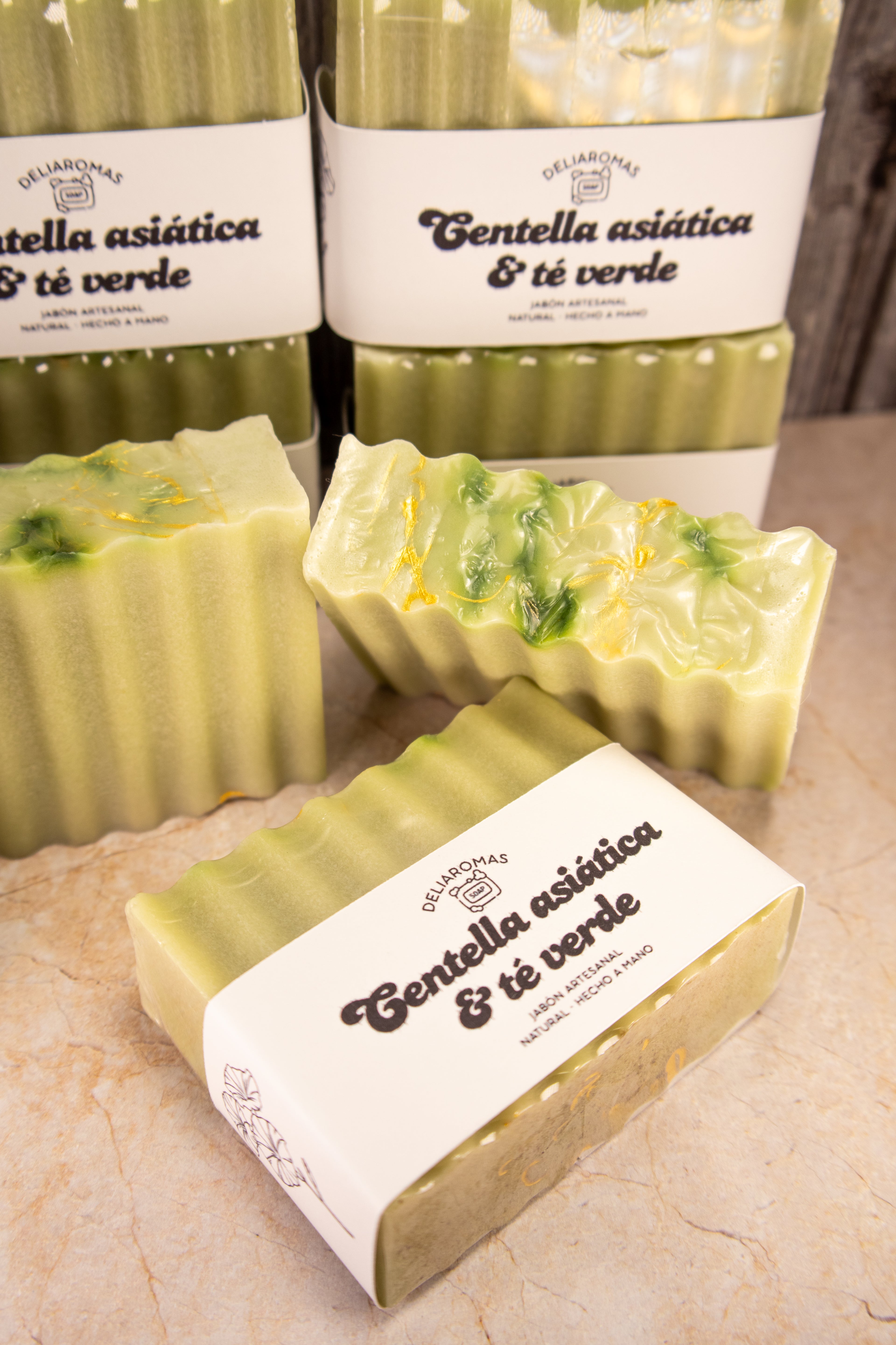 Jabón de Centella asiática y Té verde