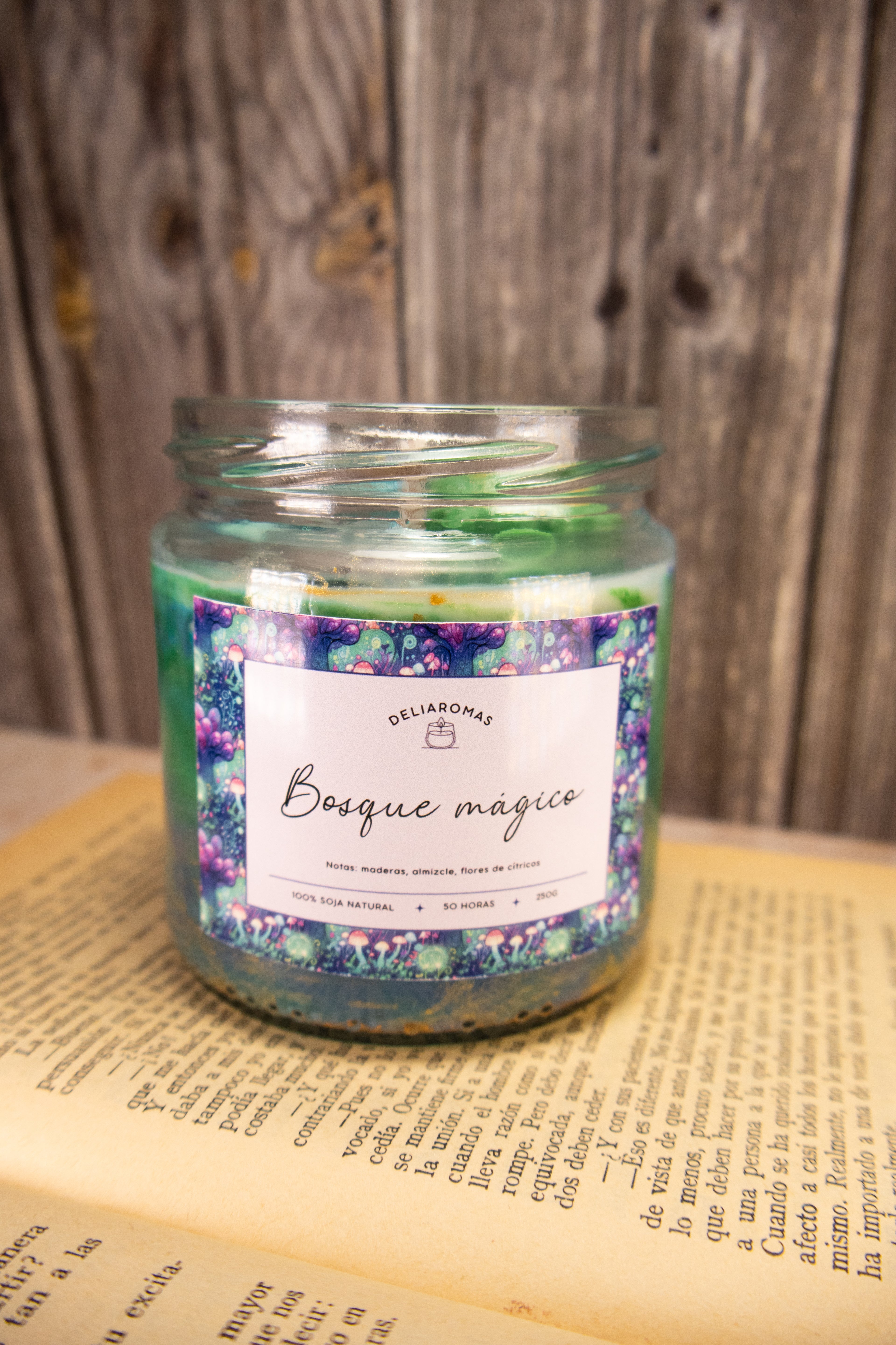 Vela aromática de Bosque mágico
