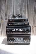 Quemador Gato Negro sobre Libros