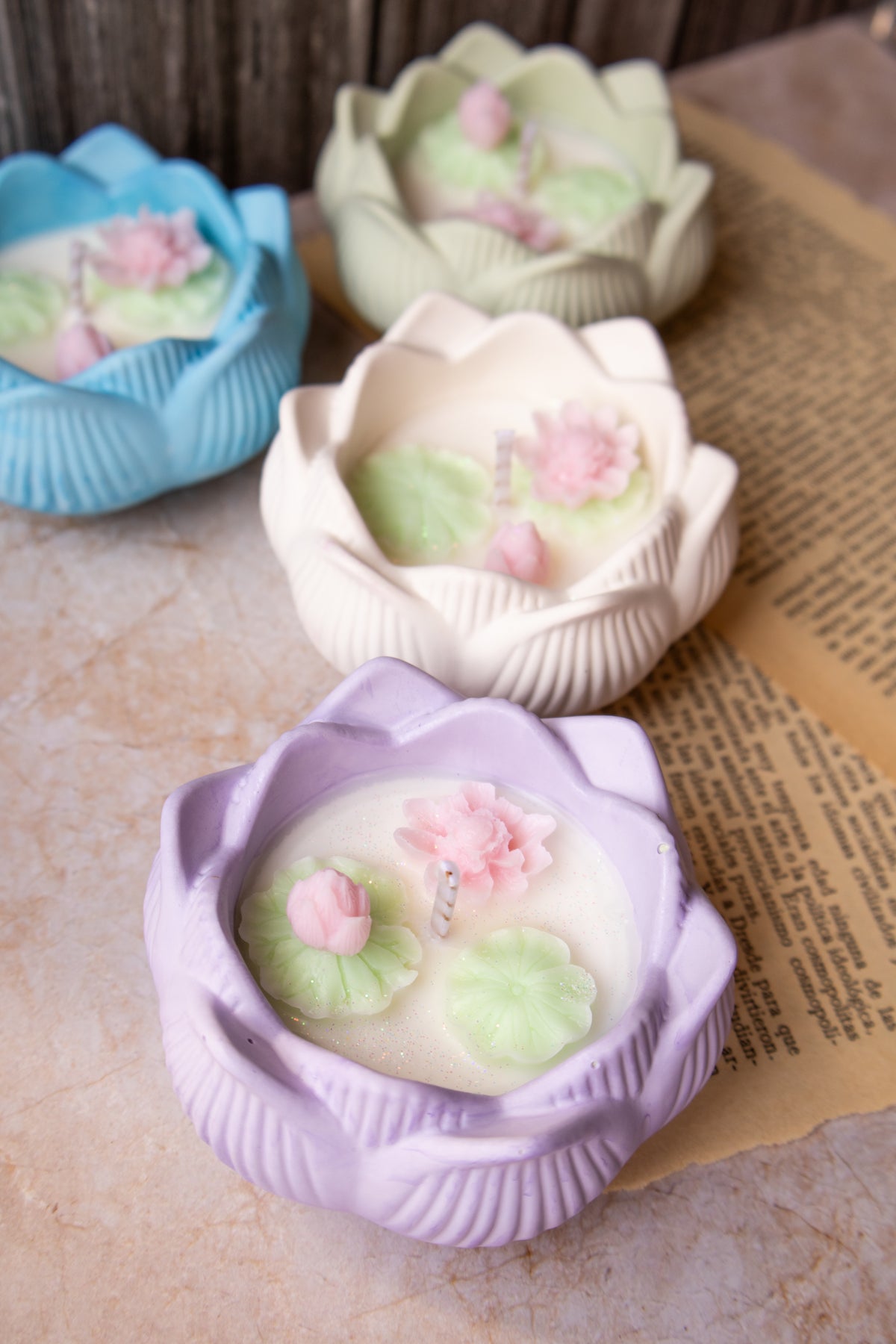 Lotus Blossom Scented Candle