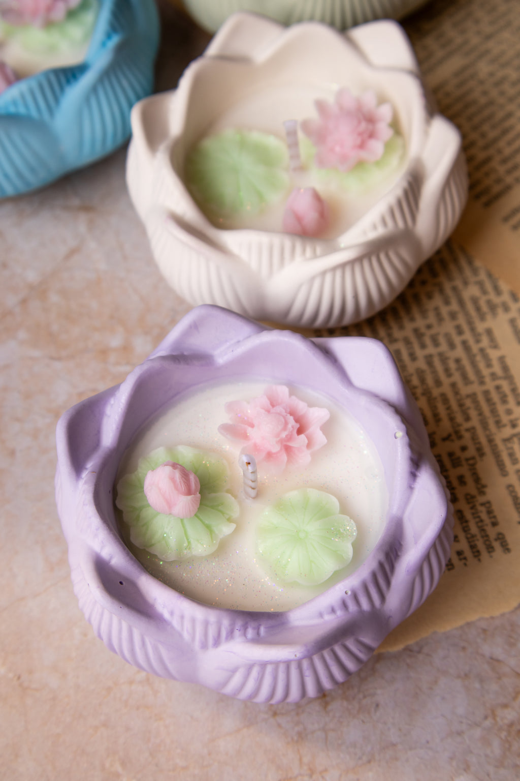 Lotus Blossom Scented Candle