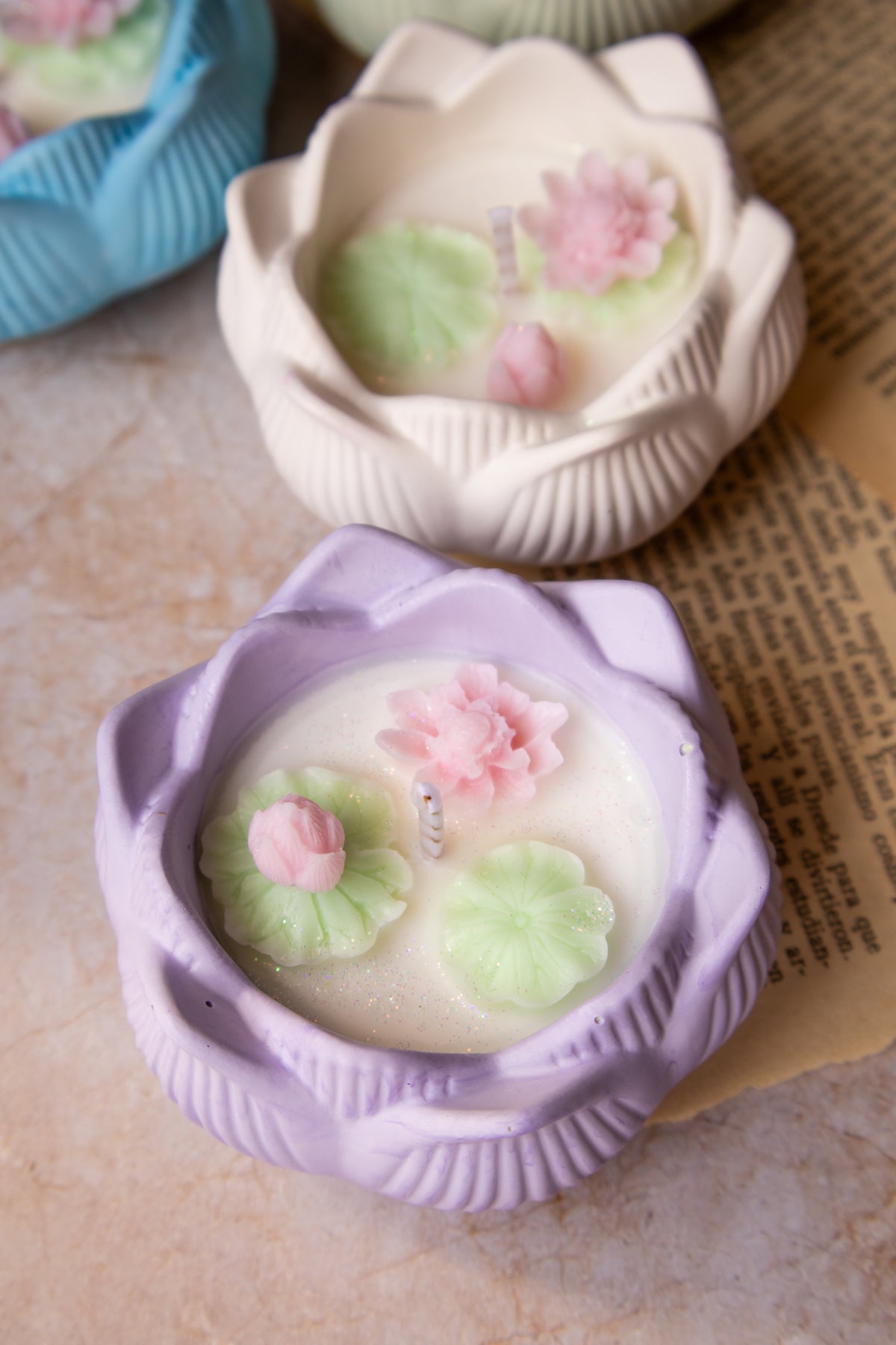 Lotus Blossom Scented Candle