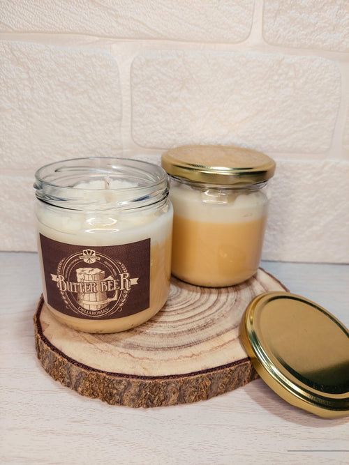 Vela aromática de Butterbeer