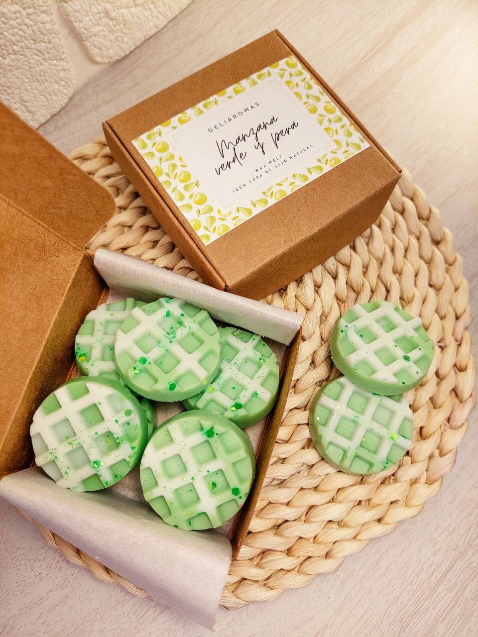 Wax melt de Manzana verde y pera